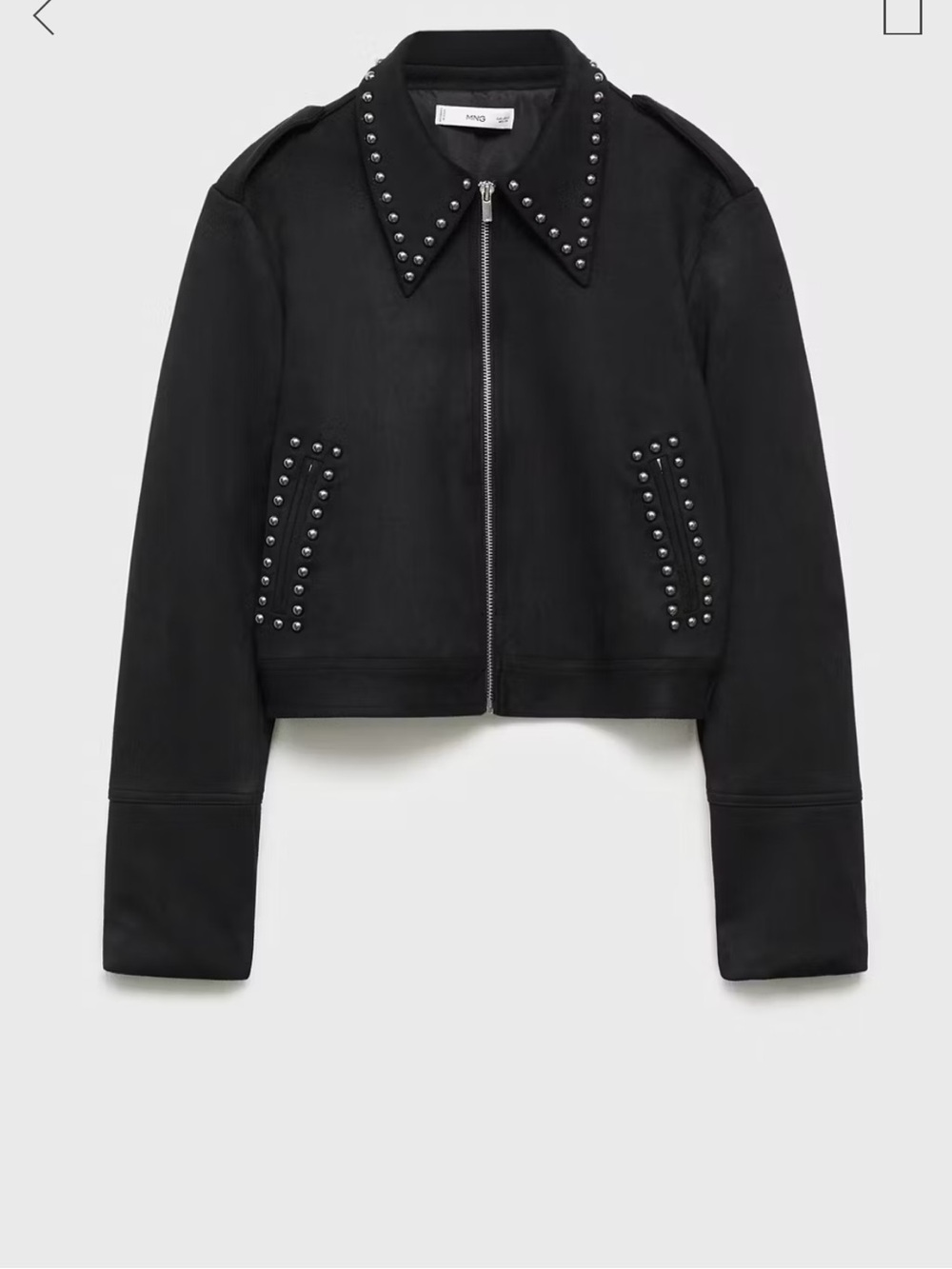 NWT Mango Jacket with Stud Detail - Medium